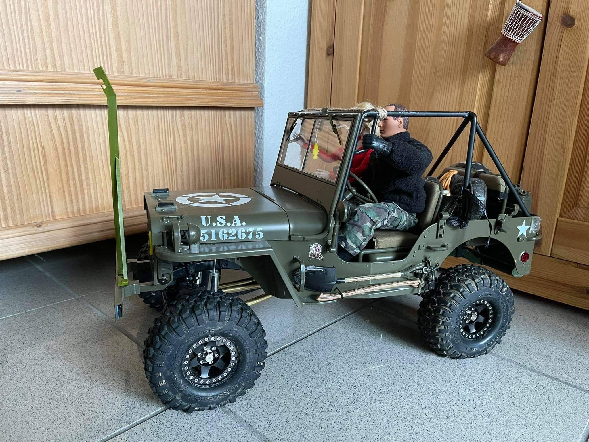 👽 ROCHOBBY Willys Jeep 1:6 Wirecut・ STL File for ・Cults