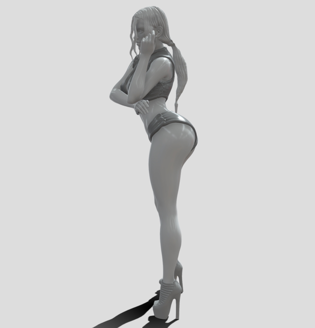 Woman figure clothed version STL File for Cults