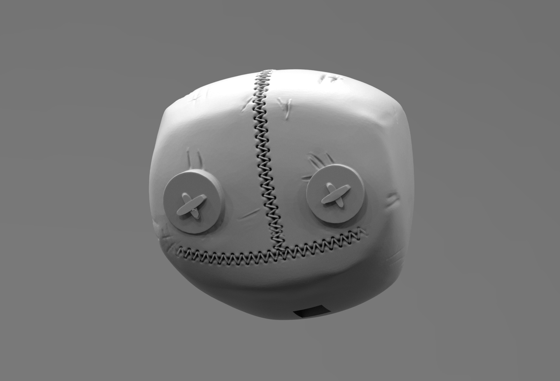 🍬 Cute Chibi rag doll holding candy horror kid decoration・ 3D File for ...