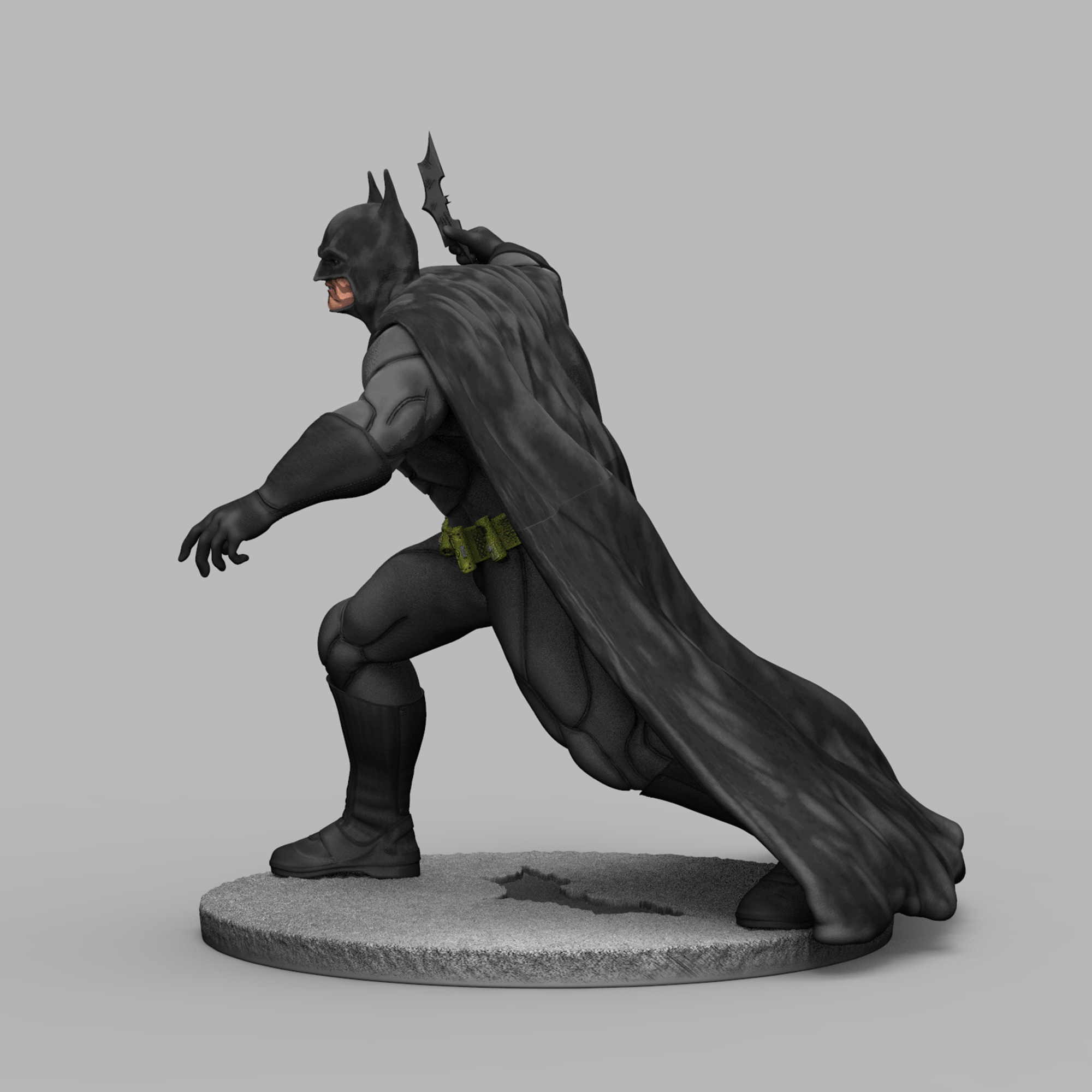 🃏 BATMAN - THE DARK KNIGHT 3D Print Figure Diorama・ STL File for ・Cults