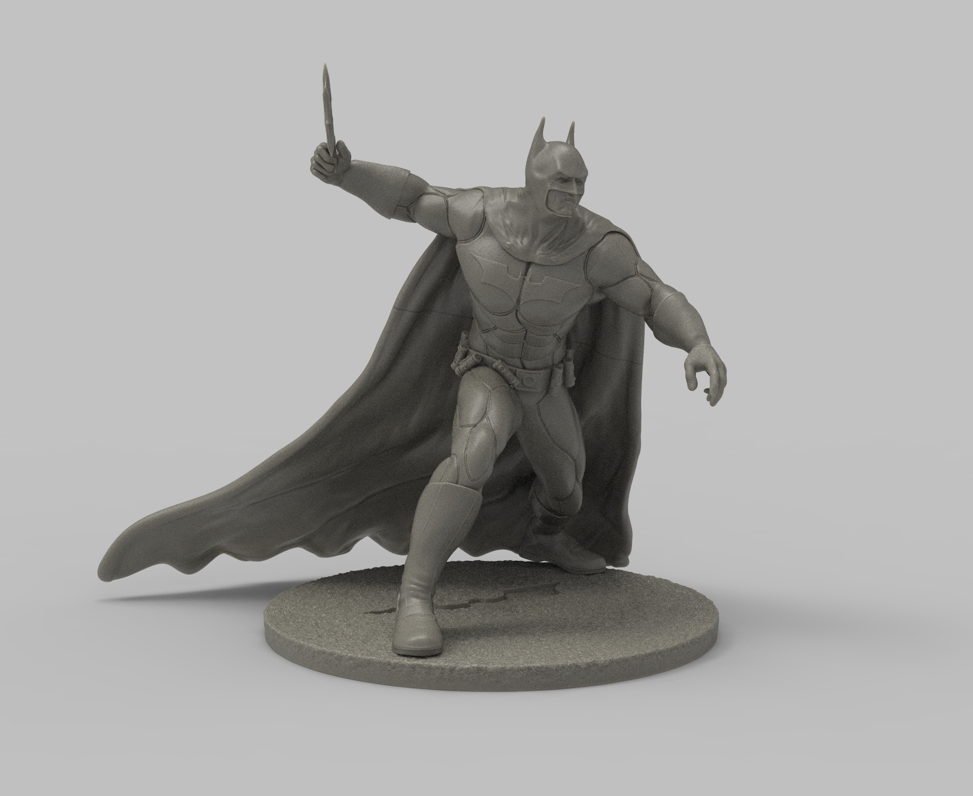Файл STL BATMAN - THE DARK KNIGHT 3D Print Figure Diorama 🃏 ・3D ...
