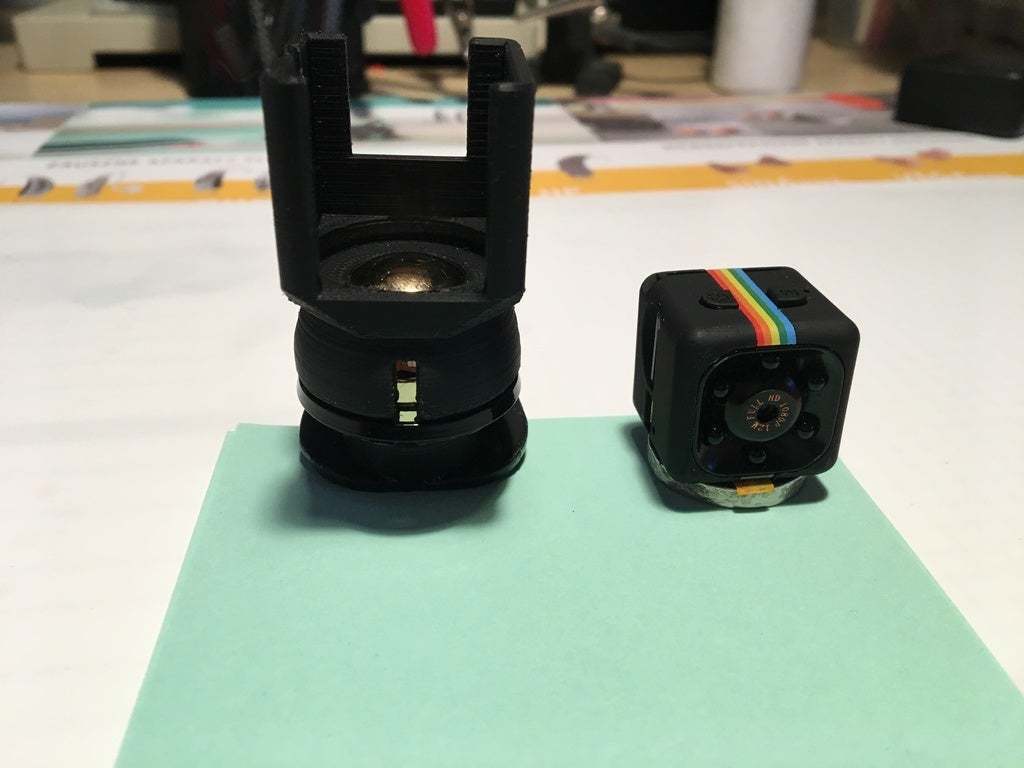 📷 SQ11 mini camera holder・Free STL File for ・Cults