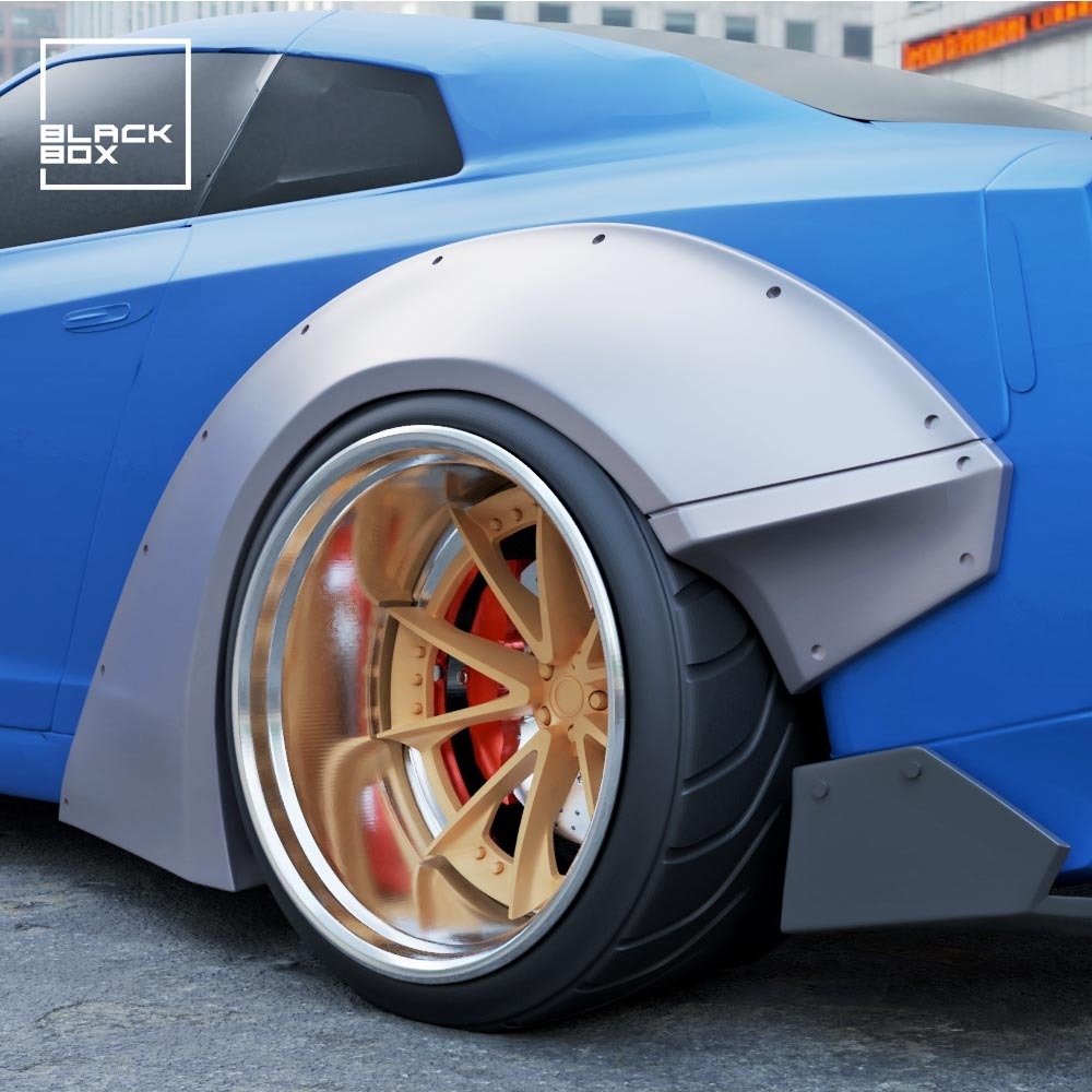 Custom Gtr R35 Rc 3D 文件 Widebody Set for GTR R35 Diecast models and RC 👽 ・可下载 3D 打印模型・Cults