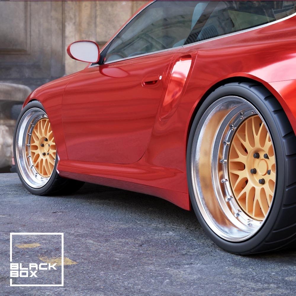 🛞 LM Style wheel set - Front and rear with tires for diecast and RC・ 3D ...