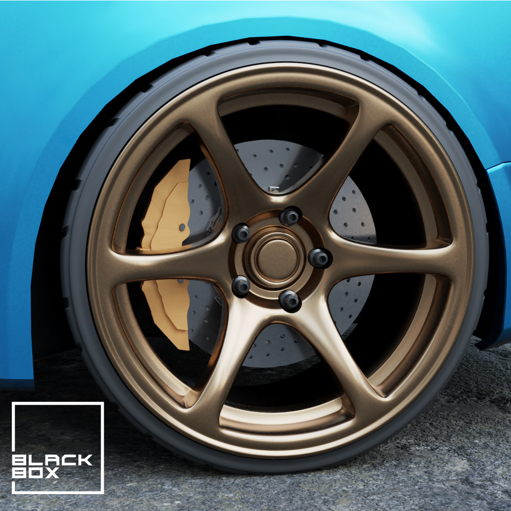 🛞 KNS J1 wheel set for diecast and RC model 1/64 1/43 1/24 1/18 1/10 ...