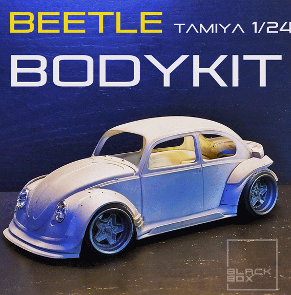 🪲 Tamiya Beetle BODYKIT For TAMIYA 1/24・ 3D File for 3D printing