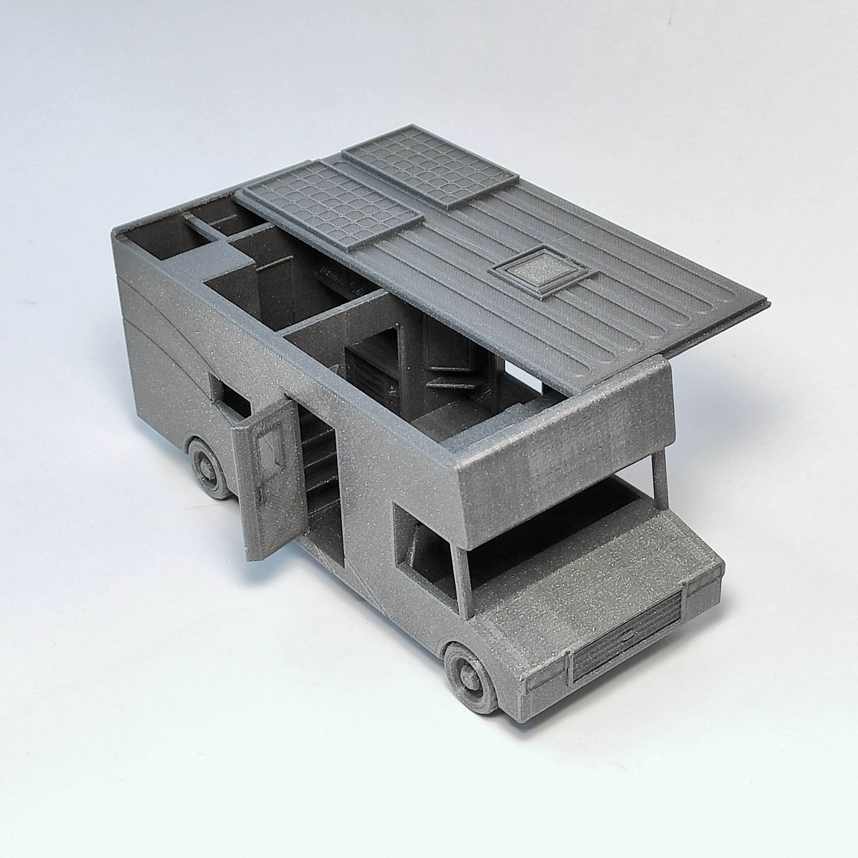 STL file Print-in-Place Campervan 🚗 ・Model to download and 3D print・Cults