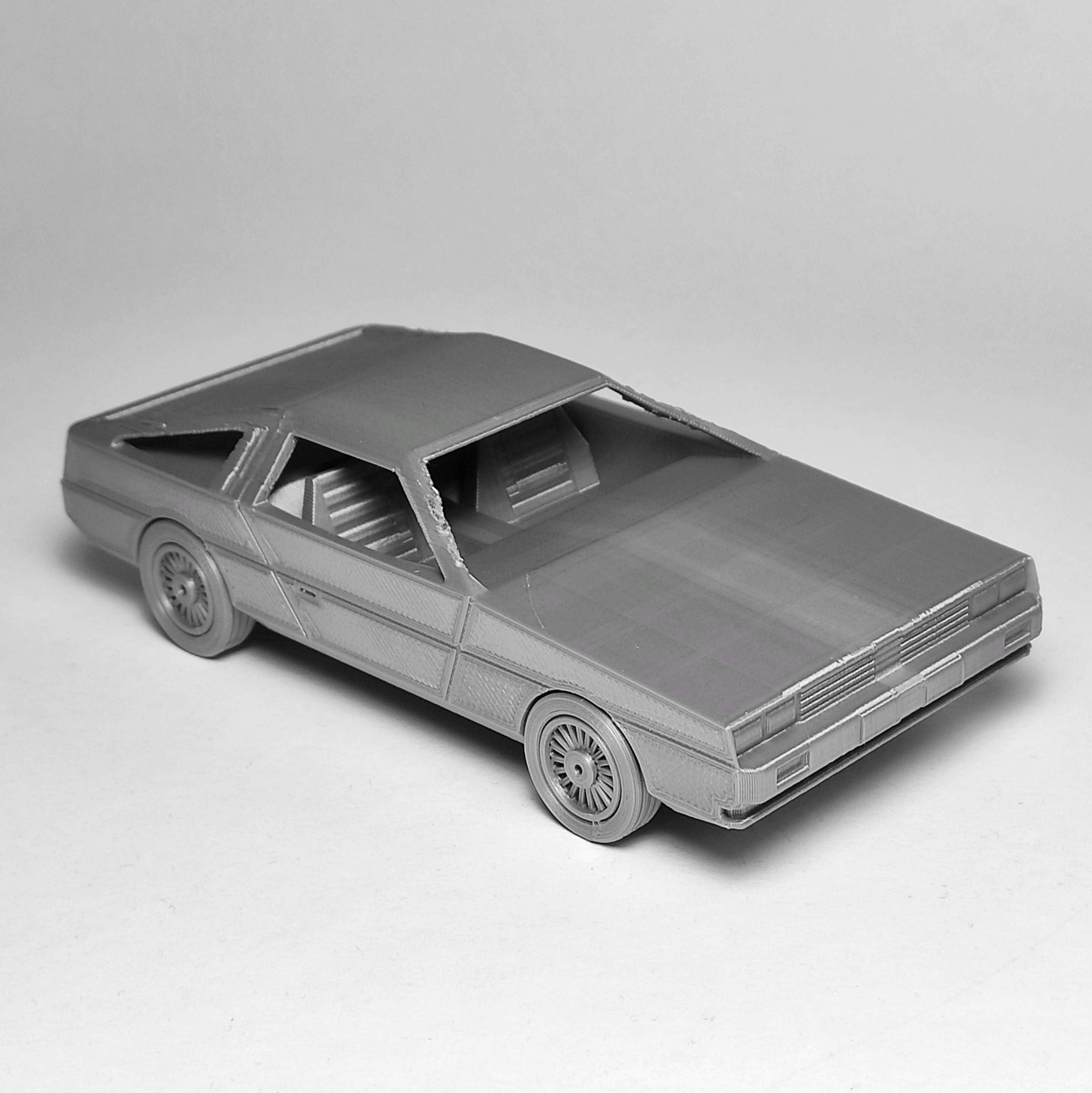 🚗 Delorean Print-in-Place・ STL File for 3D printing・Cults