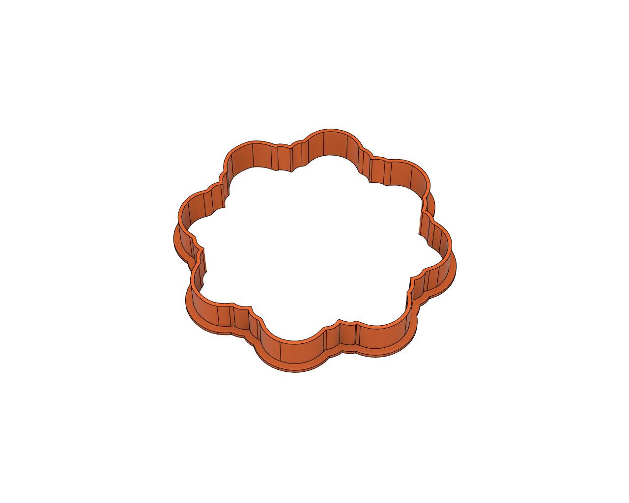 Cortador De Galletas En Forma De Flor Frangipani (Plumeria) - Plástico Blanco, Apto Para Lavavajillas