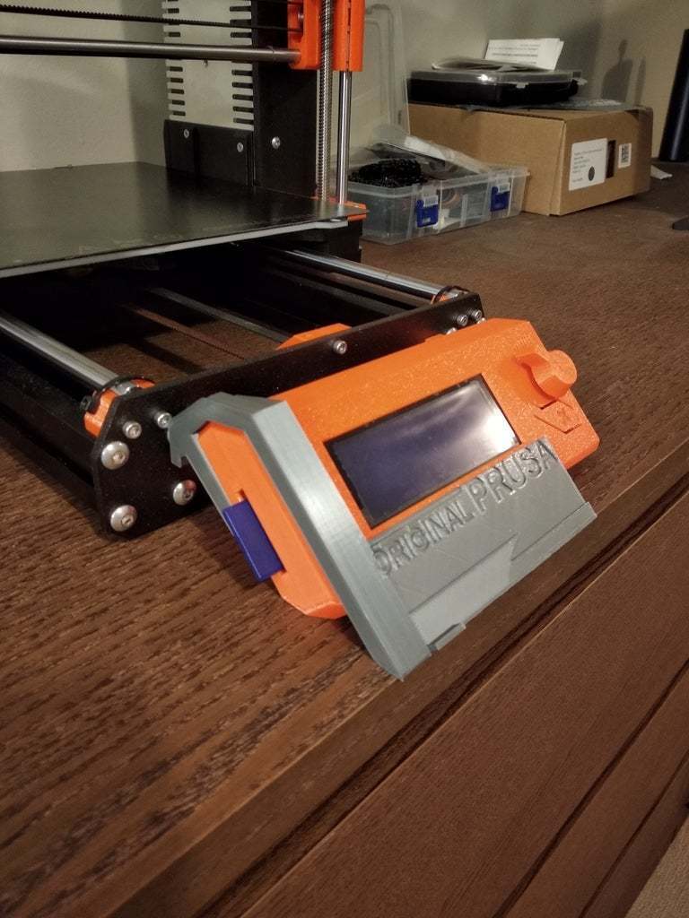 Free STL file PRUSA i3 MK3 LCD Cover 🔧 ・3D printing template to ...