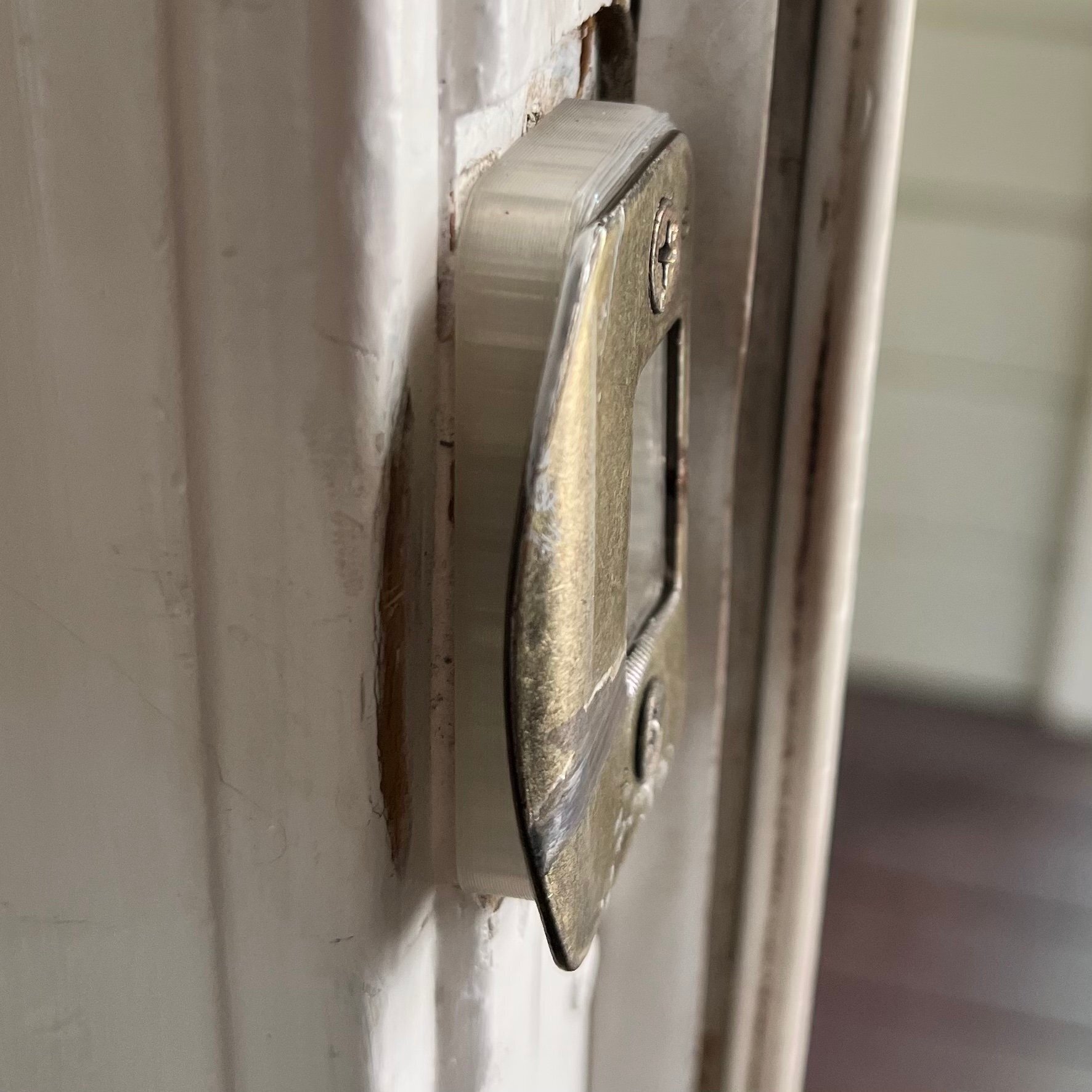 3D print Door Strike Plate Spacer・Cults