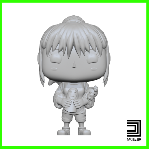 👹 CHIHIRO MOD 2 SPIRITED AWAY GHIBLI FUNKO POP・ 3D File