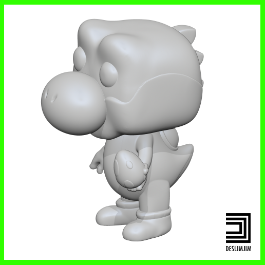 🦸‍♂️ Yoshi SUPER MARIO BROS NINTENDO FUNKO POP・ 3D File