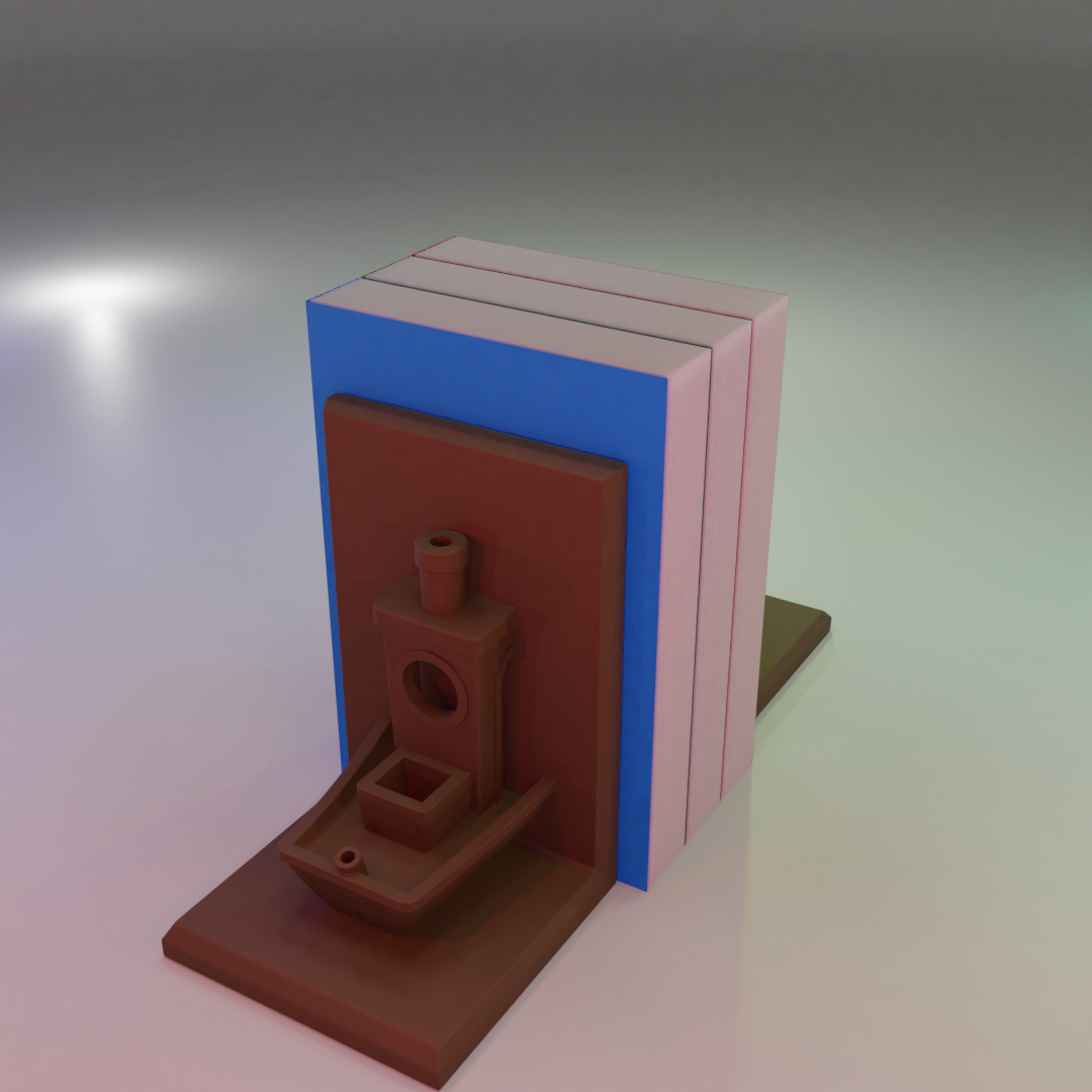 🆓 FREE Benchy Bookend・Free STL File for ・Cults