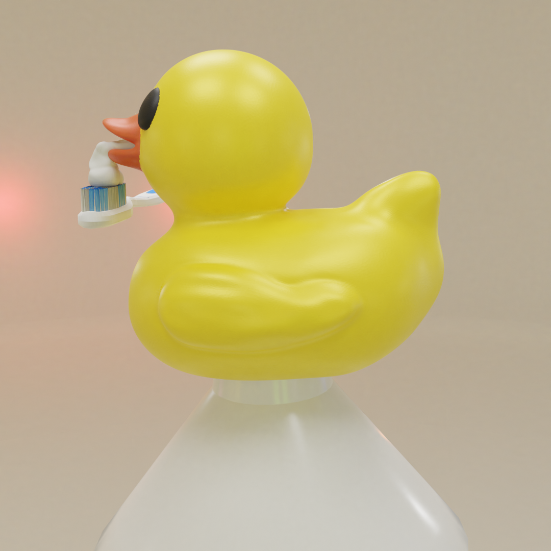 Файл STL Утиный колпачок для зубной пасты 📱 ・Дизайн для загрузки и 3D ...