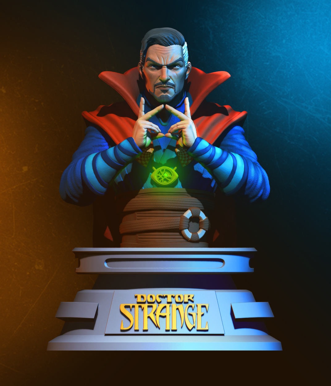 3D file DR STRANGE FAN ART 🎨 ・3D print design to download・Cults