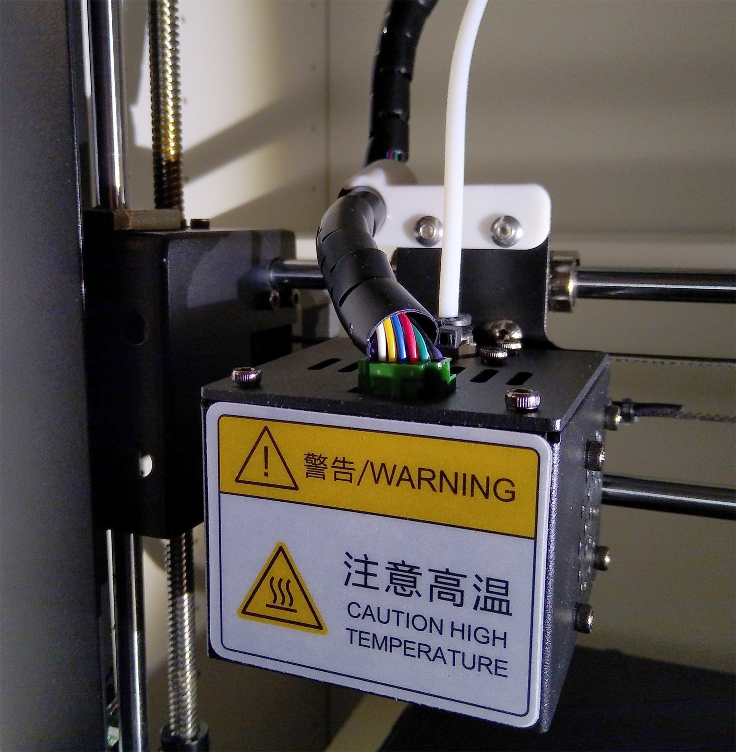 Guía de cable de extremo caliente Anycubic i3 Mega para una altura máxima de Z