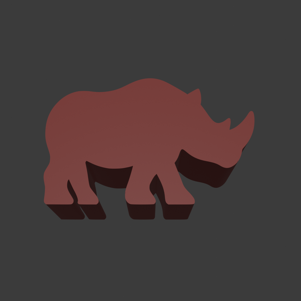 un dibujo de línea continua de rinoceronte blanco fuerte para la identidad  del logotipo de la, image size:1024x1024