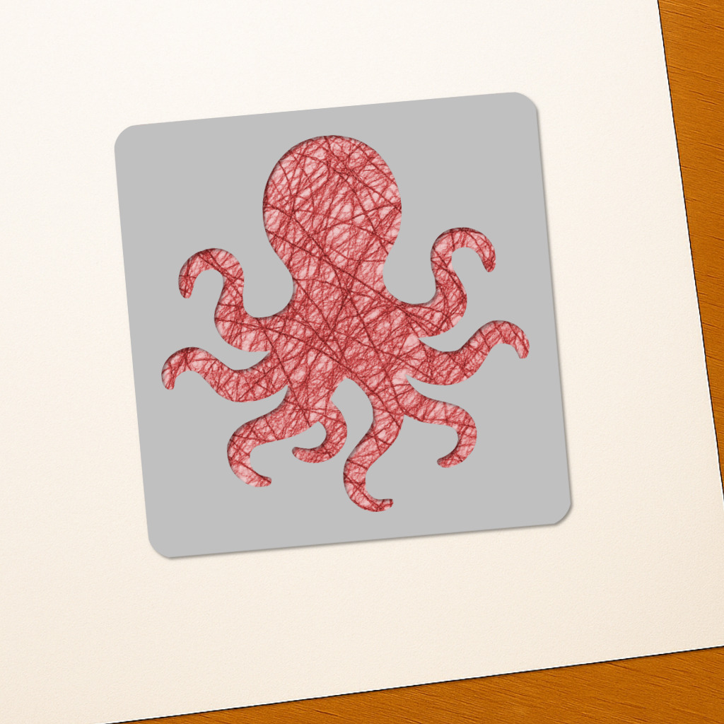 🐙 Plantillas para dibujar pulpos Herramientas imprimibles en 3D