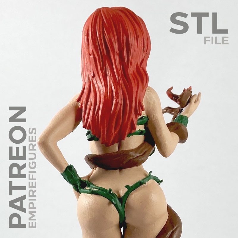 Sexy Poison Ivy 3D File for Cults Sexy Poison Ivy 3D File for Cults