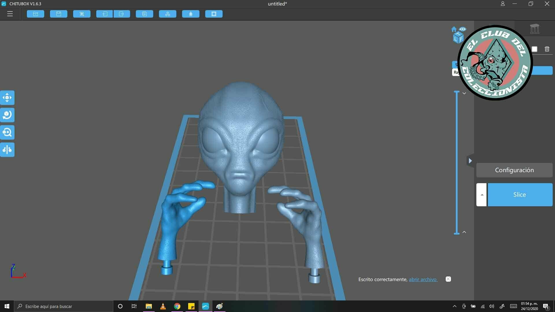 Archivo STL gratis Alien head an hands 👽 ・Modelo de impresión 3D para ...