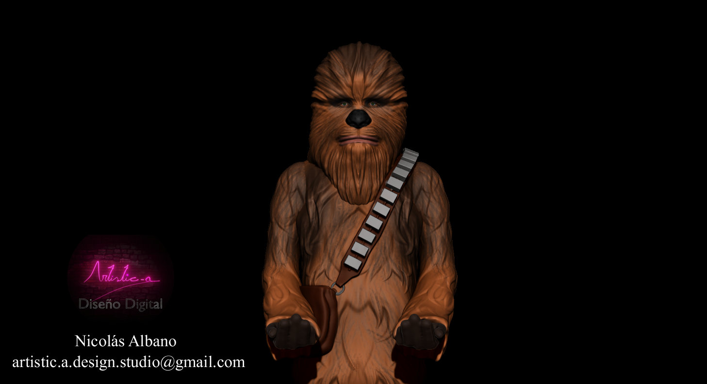 CHEWBACCA SOPORTE PARA JOYSTICK