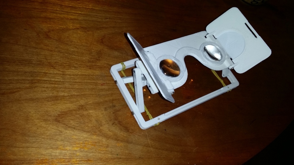 Archivo 3D gratis Gafas de realidad virtual plegables para smartphone-X ...