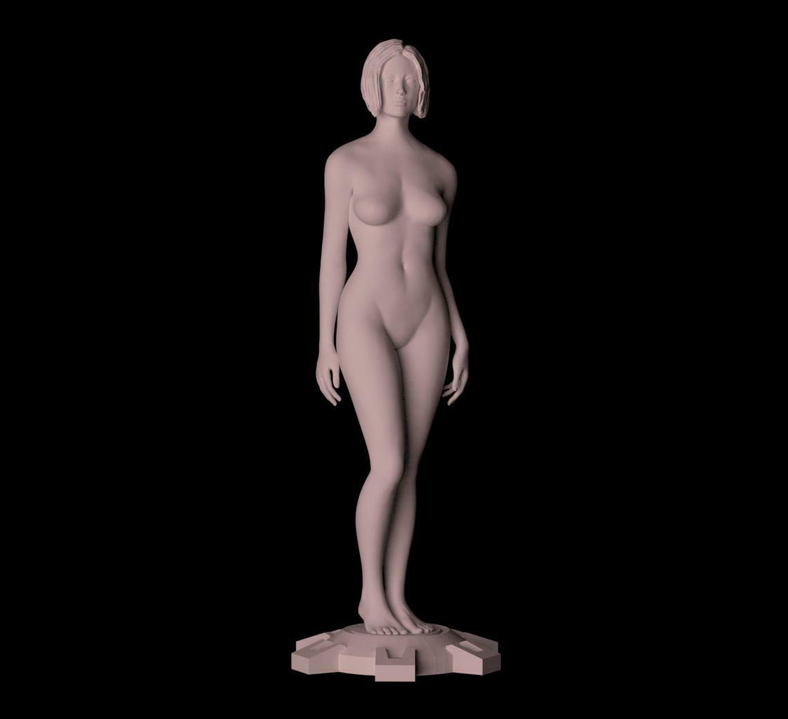 Halo 4 Cortana statue figure STL File for Cults