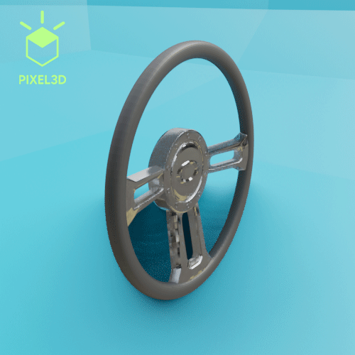 STL file STEERING WHEEL - 02AUG-03 🛞 ・Template to download and 3D print ...