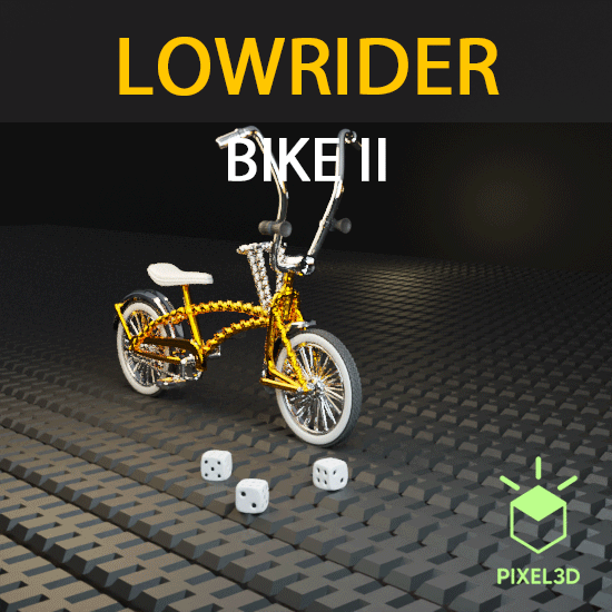🚗 LOWRIDER BIKE II・ STL File for 3D printing・Cults