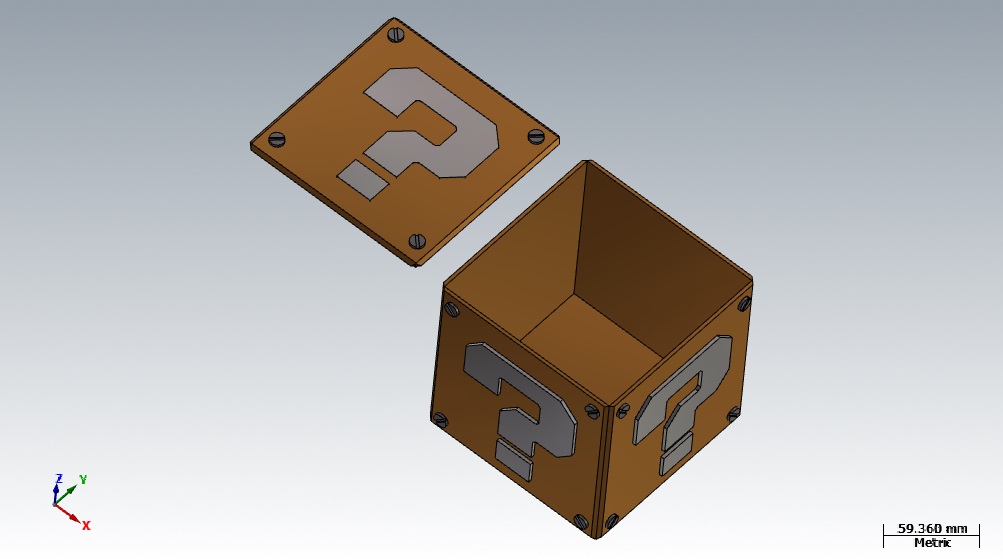 Archivo STL caja mario bross 👽・Modelo para descargar e imprimir en 3D・Cults