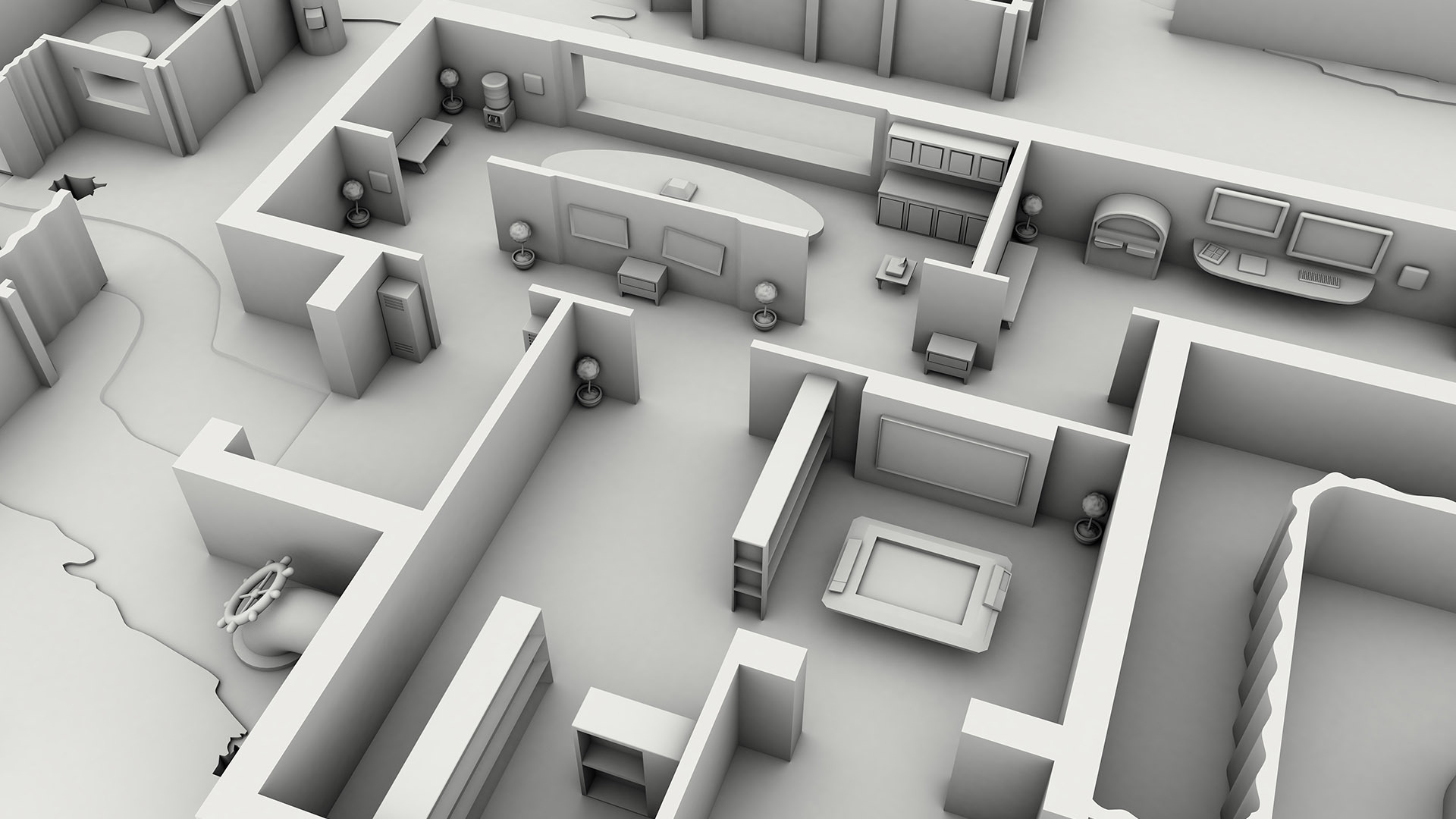 Polus Layout 🗺️ AMONG US POLUS - MAP・ STL File for 3D printing・Cults
