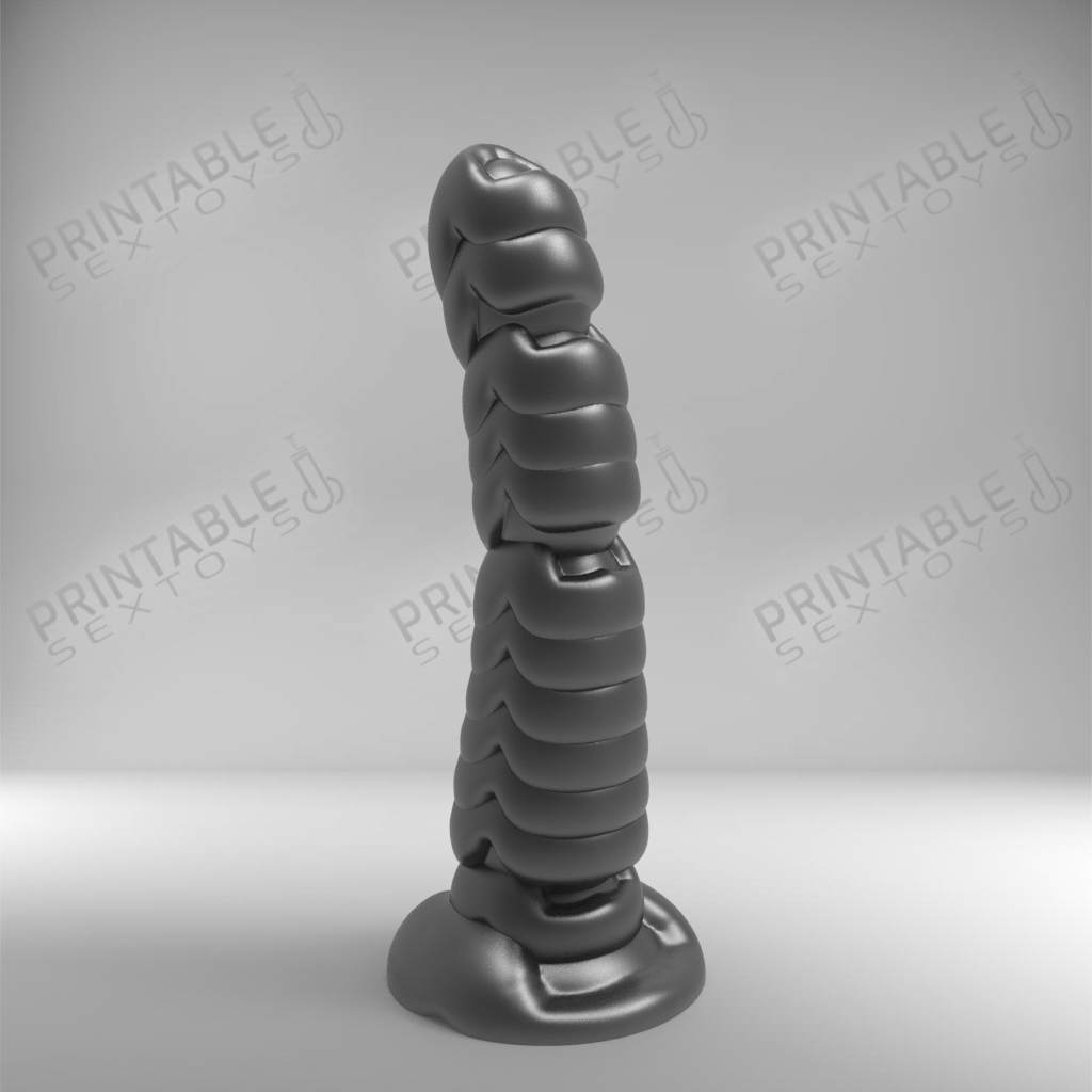 Anal/Vaginal Dildo - The Cyber Cock STL File for Cults