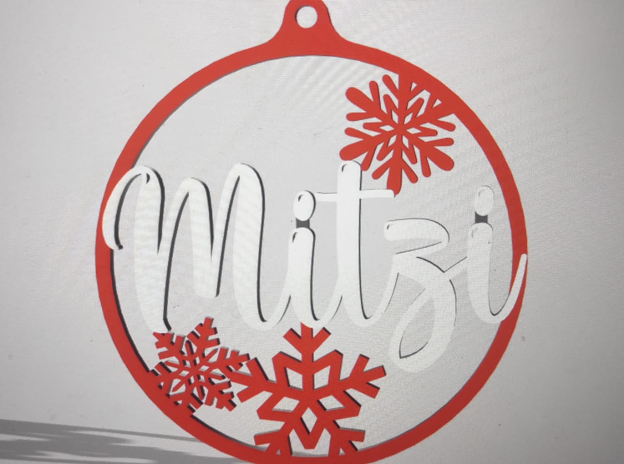 Archivo STL Esferas Navideñas para personalizar 🎄 ・Diseño para ...