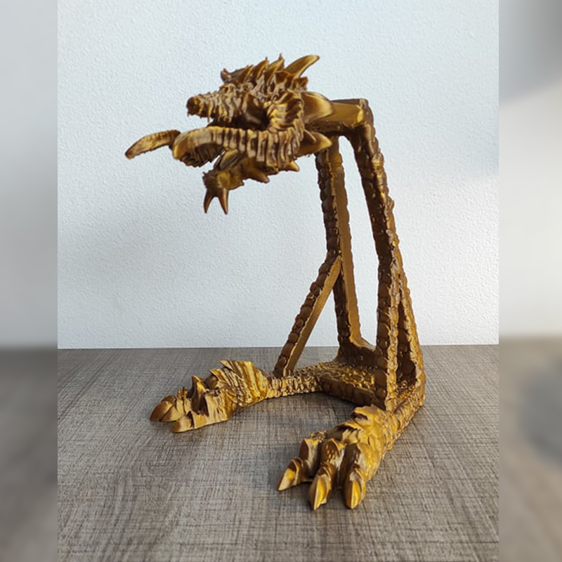 STL file Headphone Holder Dragon 3D print model 🎧 (OBJ)・3D print design ...