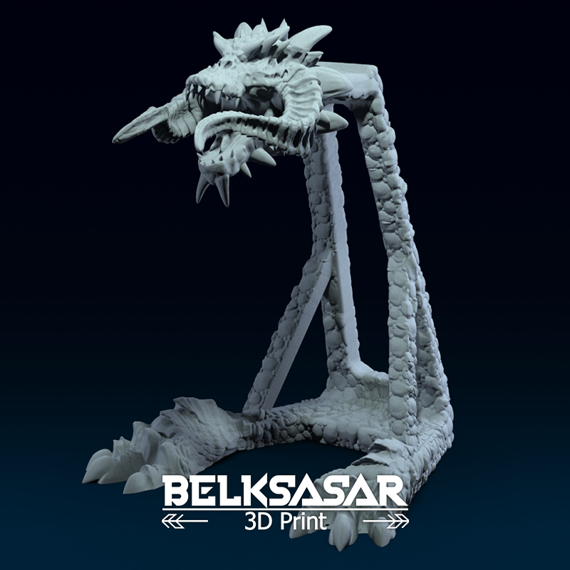 STL file Headphone Holder Dragon 3D print model 🎧 (OBJ)・3D print design ...
