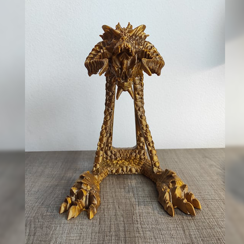 STL file Headphone Holder Dragon 3D print model 🎧 (OBJ)・3D print design ...