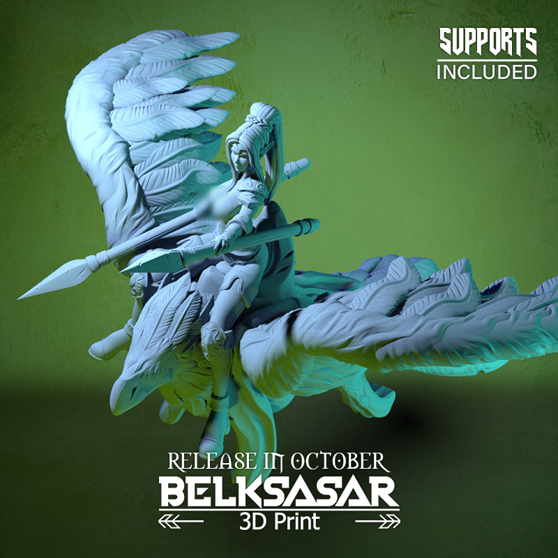 Raven Rider Model STL file Raven Rider Topless 3D print model 🐦 ・Design to download and ...