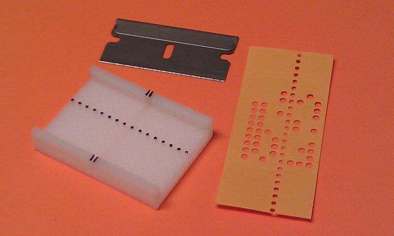 🖥️ Teletype paper tape splicing and alignment guide jig・Free STL File ...