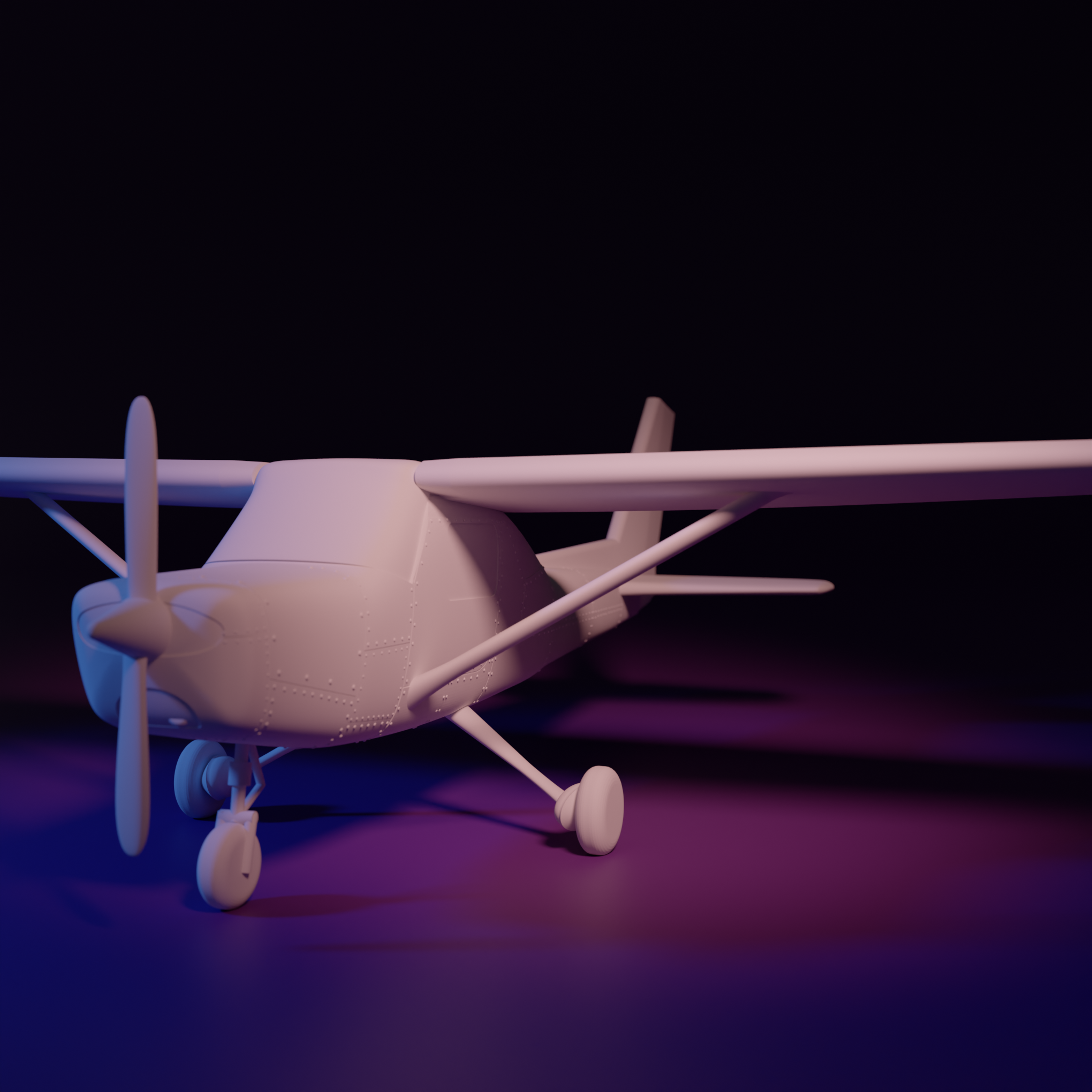 3 152 🛩️ Cessna 152 Plane Miniature・ STL File for ・Cults