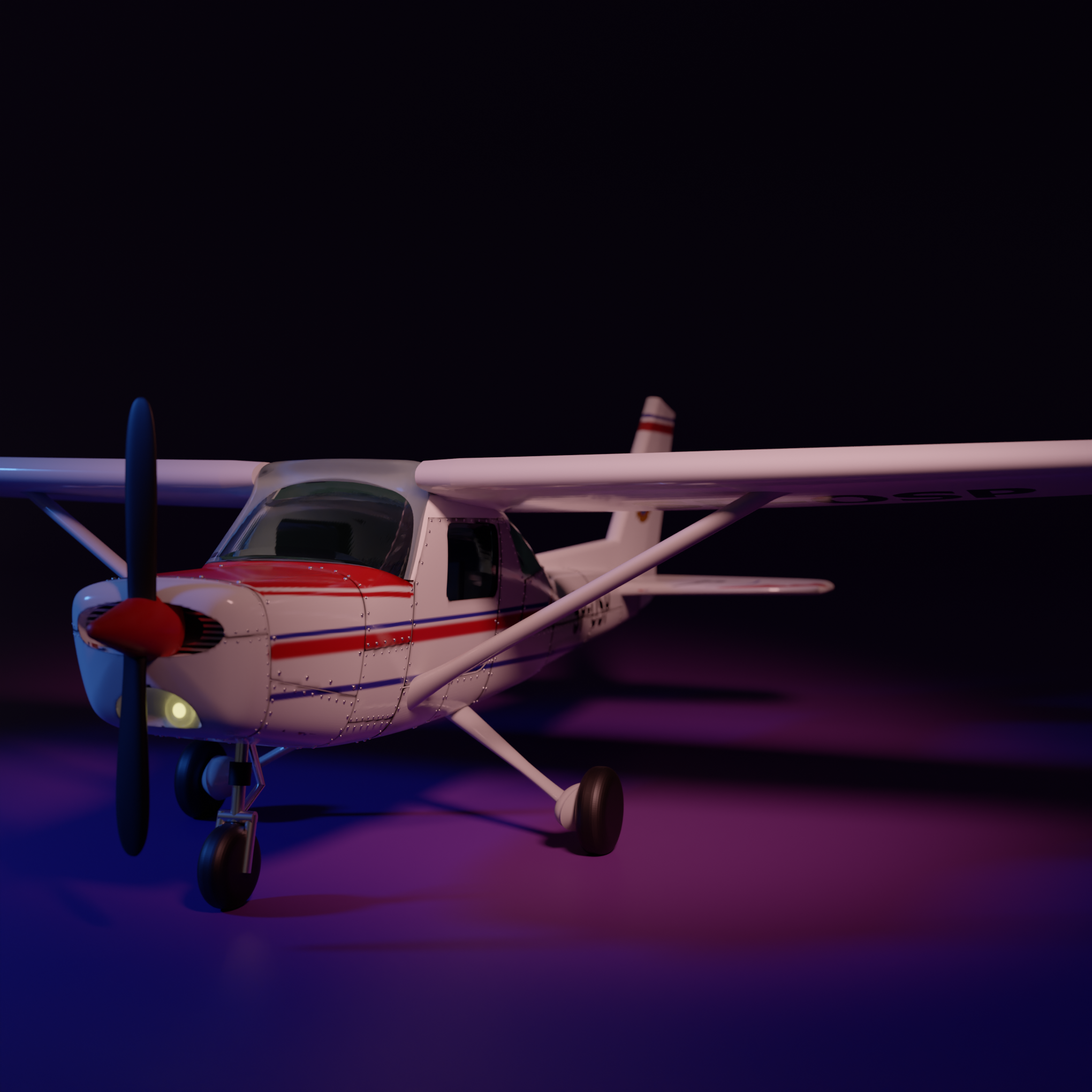 3 152 🛩️ Cessna 152 Plane Miniature・ STL File for ・Cults