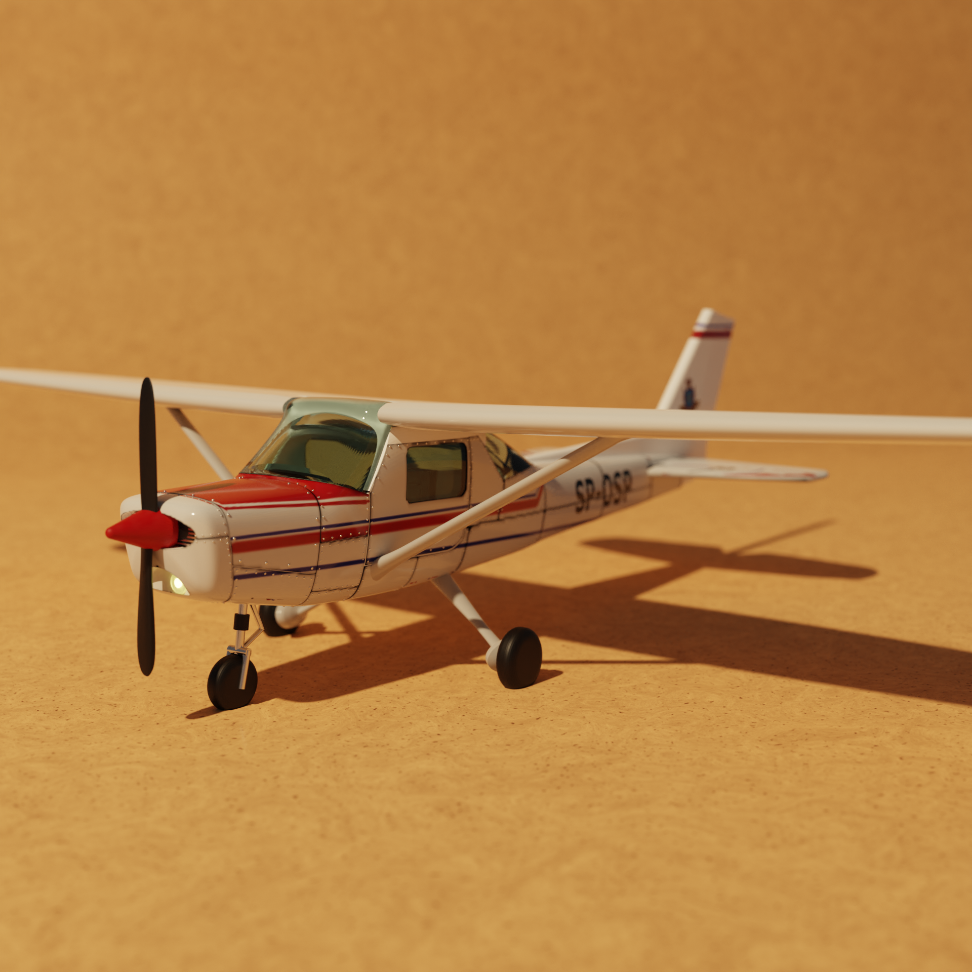 3 152 🛩️ Cessna 152 Plane Miniature・ STL File for ・Cults