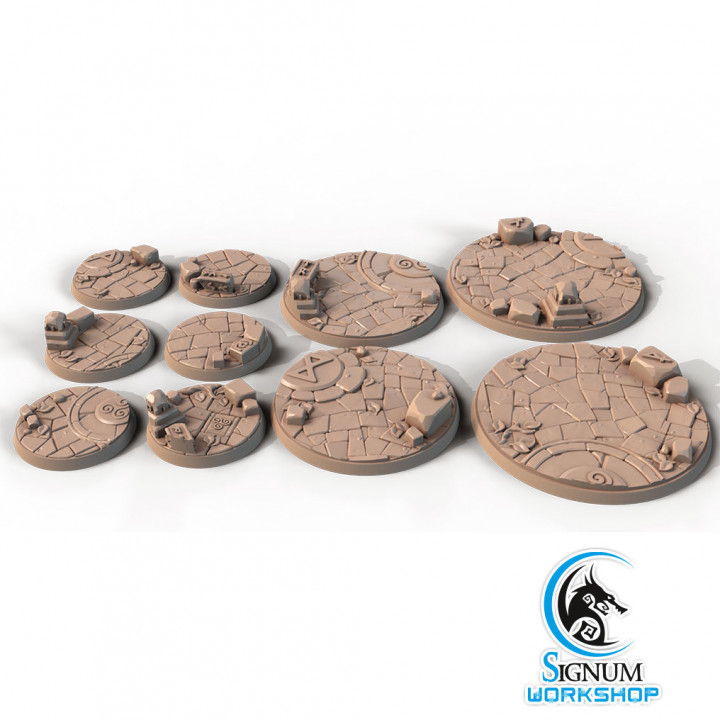 🎲 Pre-Supported 3D Printable Bases・ 3D File for ・Cults