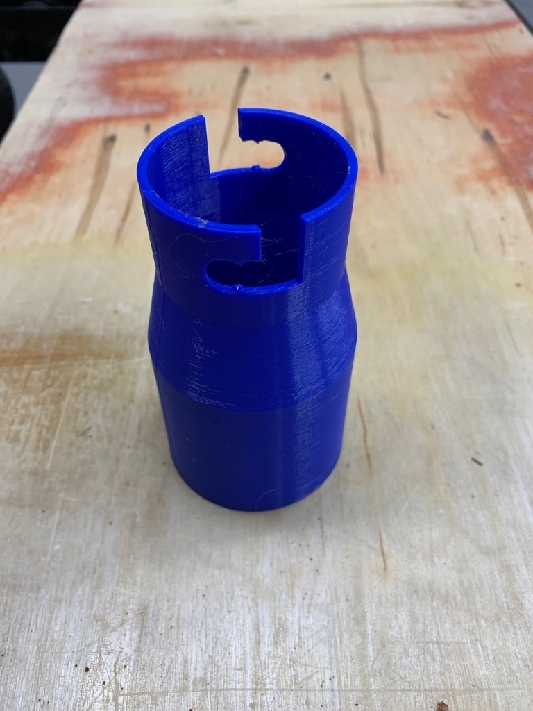 Free STL file Bosch Miter Saw Dust Collection Adapter 🪚 ・3D printing