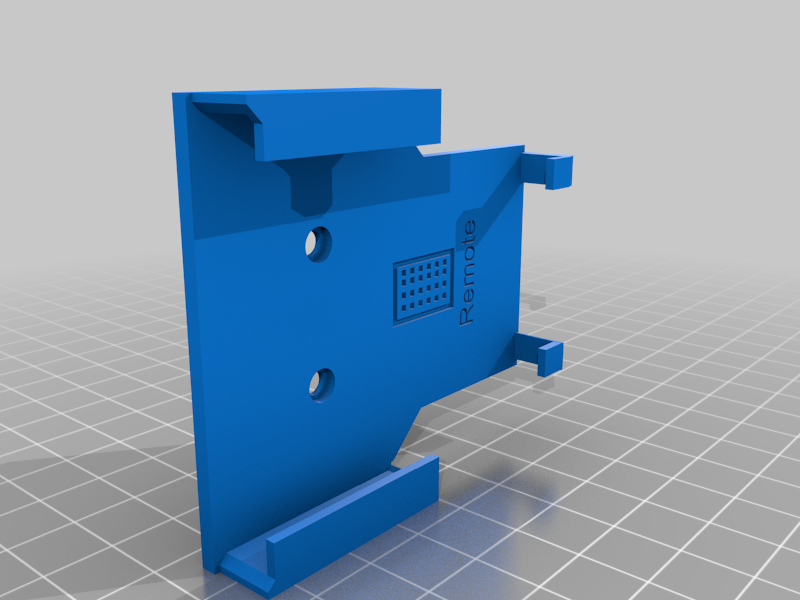 Led Remote Mount Stl Free OBJ file Led Remote 44 Keys wall mount 🔧 ・3D printer design to ...