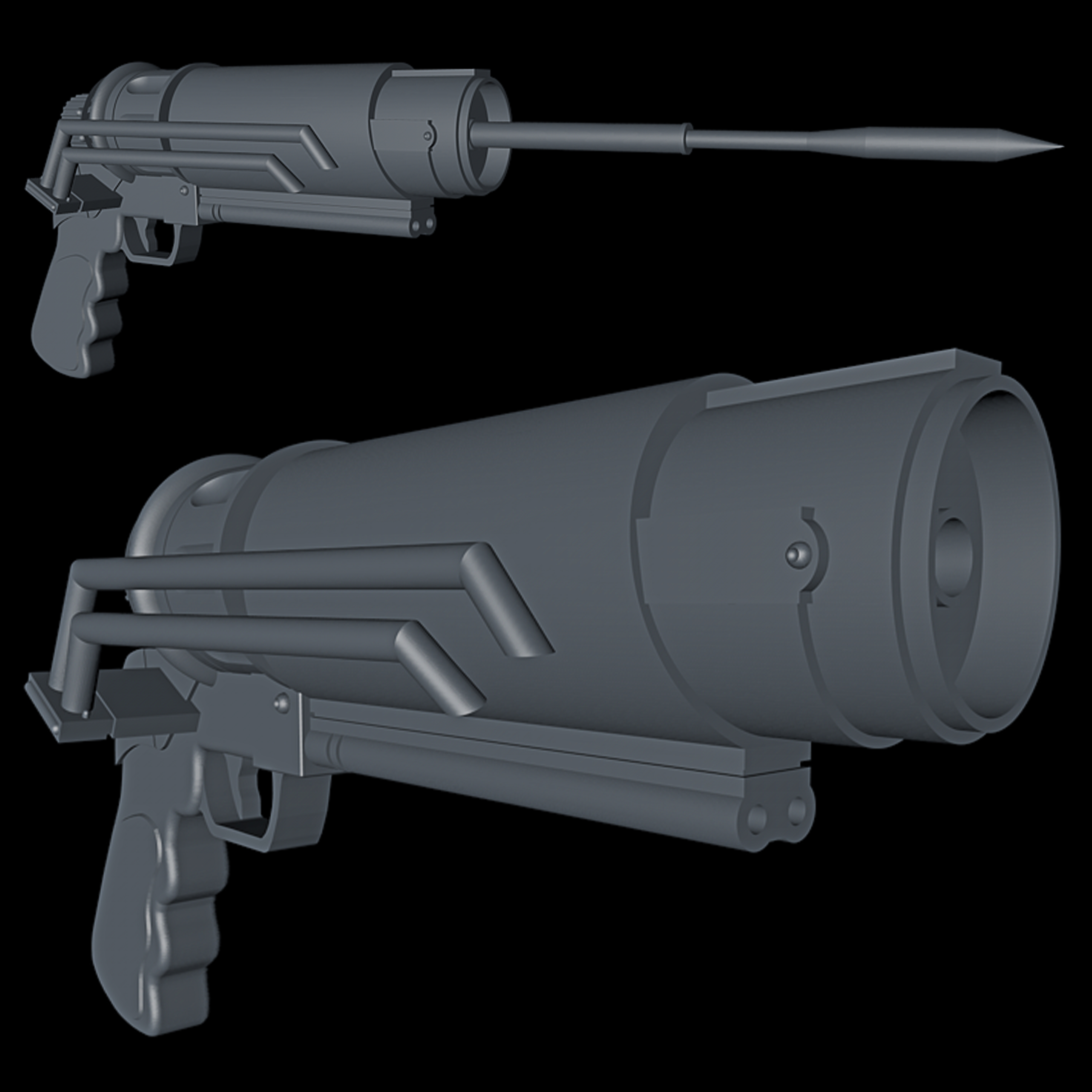 🔫 バットマン2022グラップル・ガン・ STL ファイル（3Dプリント用