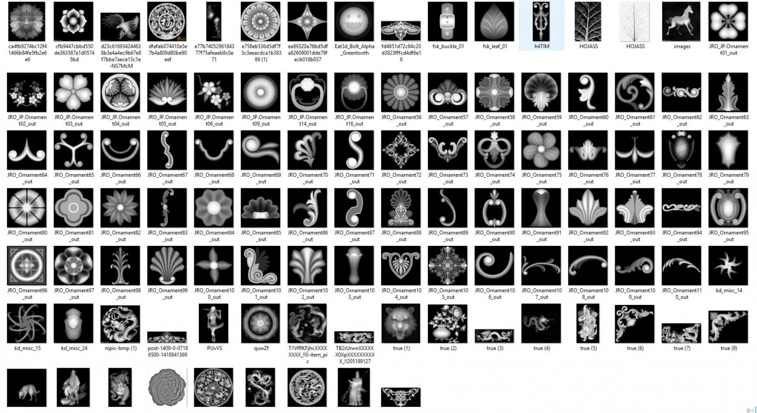 🎲 PACK DE 17 PINCELES MULTIALPHA Y 199 ALPHAS BRUSHES ZBRUSH・Archivo ...