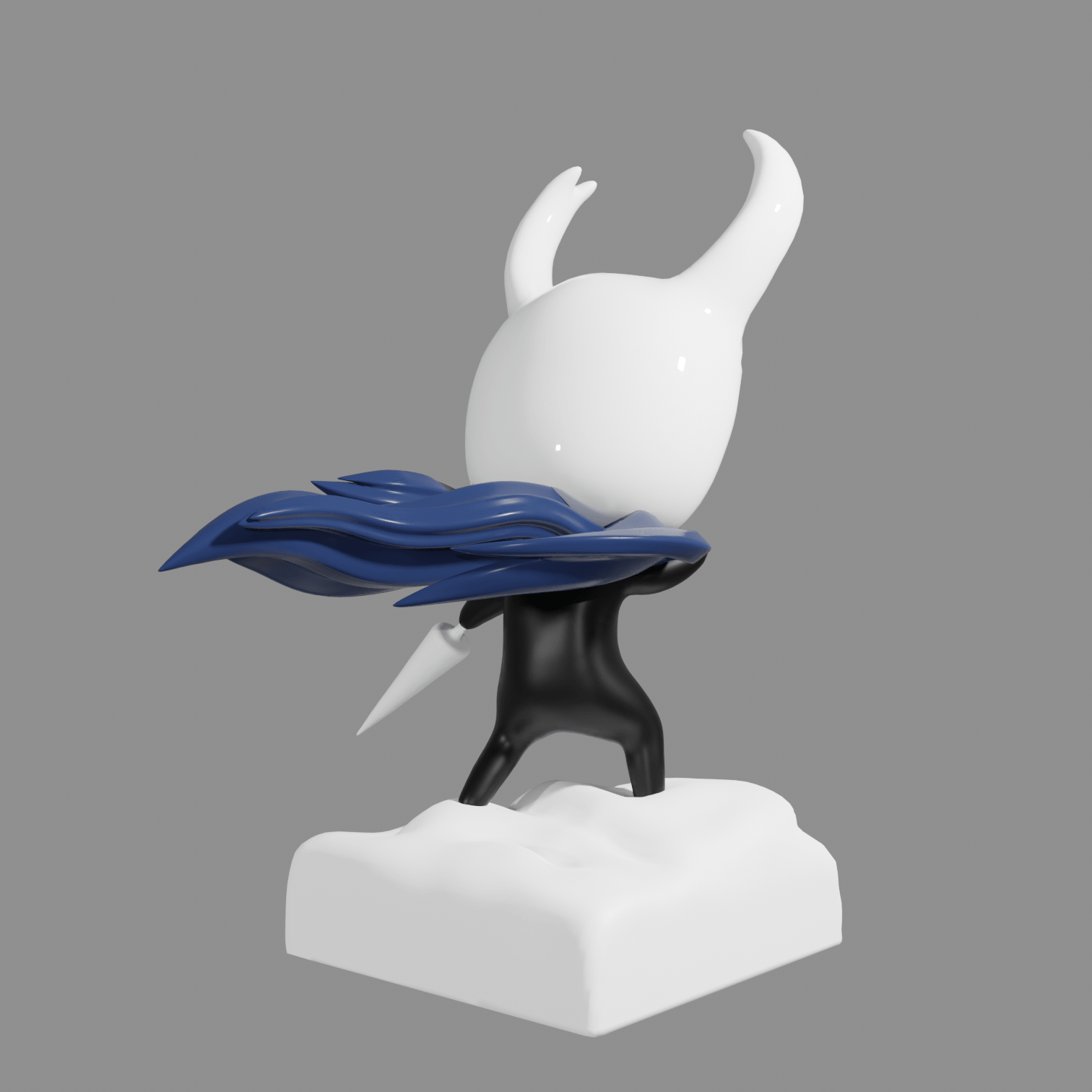 OBJ file HOLLOW KNIGHT - THE KNIGHT 🆓 ・3D printing model to download・Cults