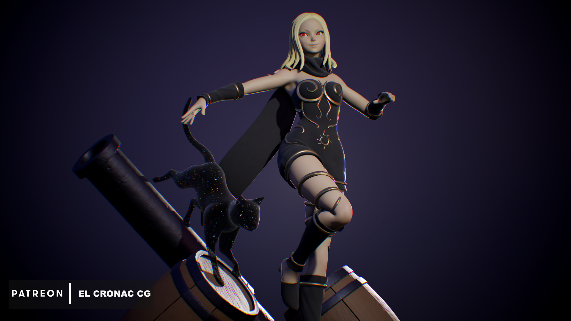 Archivo 3D Kat - Gravity Rush 🎨・Idea de impresión 3D para descargar・Cults