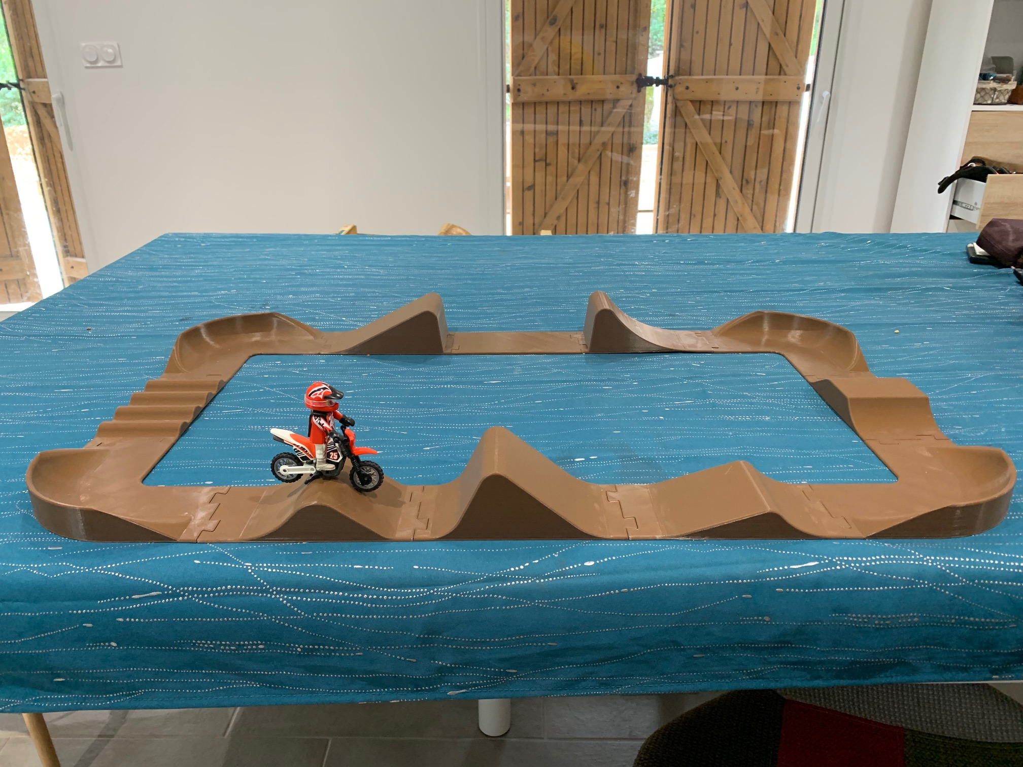 Motocross Toy Bmx Track Rev Up The Fun: Handmade Wooden Toy